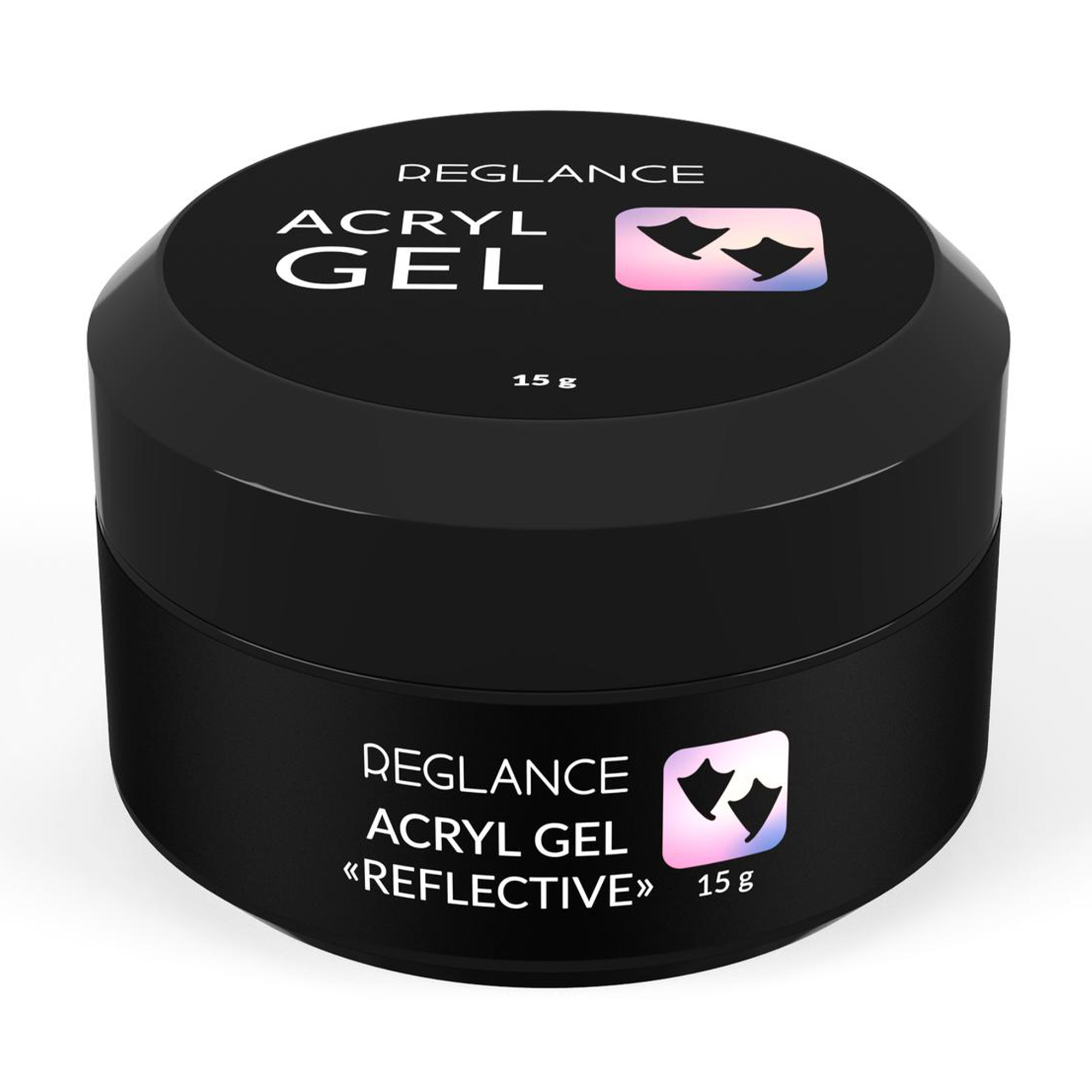 Акрил-гель для нігтів Reglance Acryl Gel Reflective, 032 Lilac, 15 г